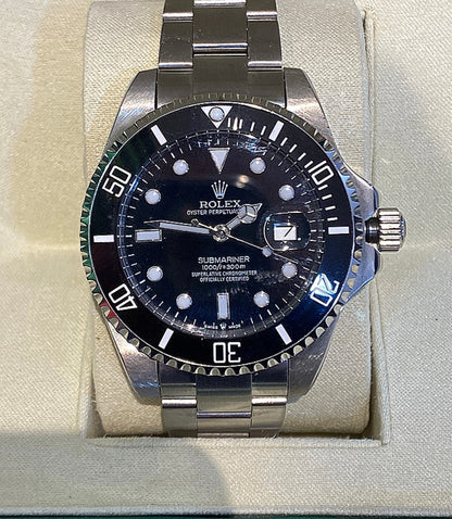 41 mm رولكس سابمارينر اسود اصدار ٢٠٢٤ كلين تايتل + الكارد الذكي الجديد