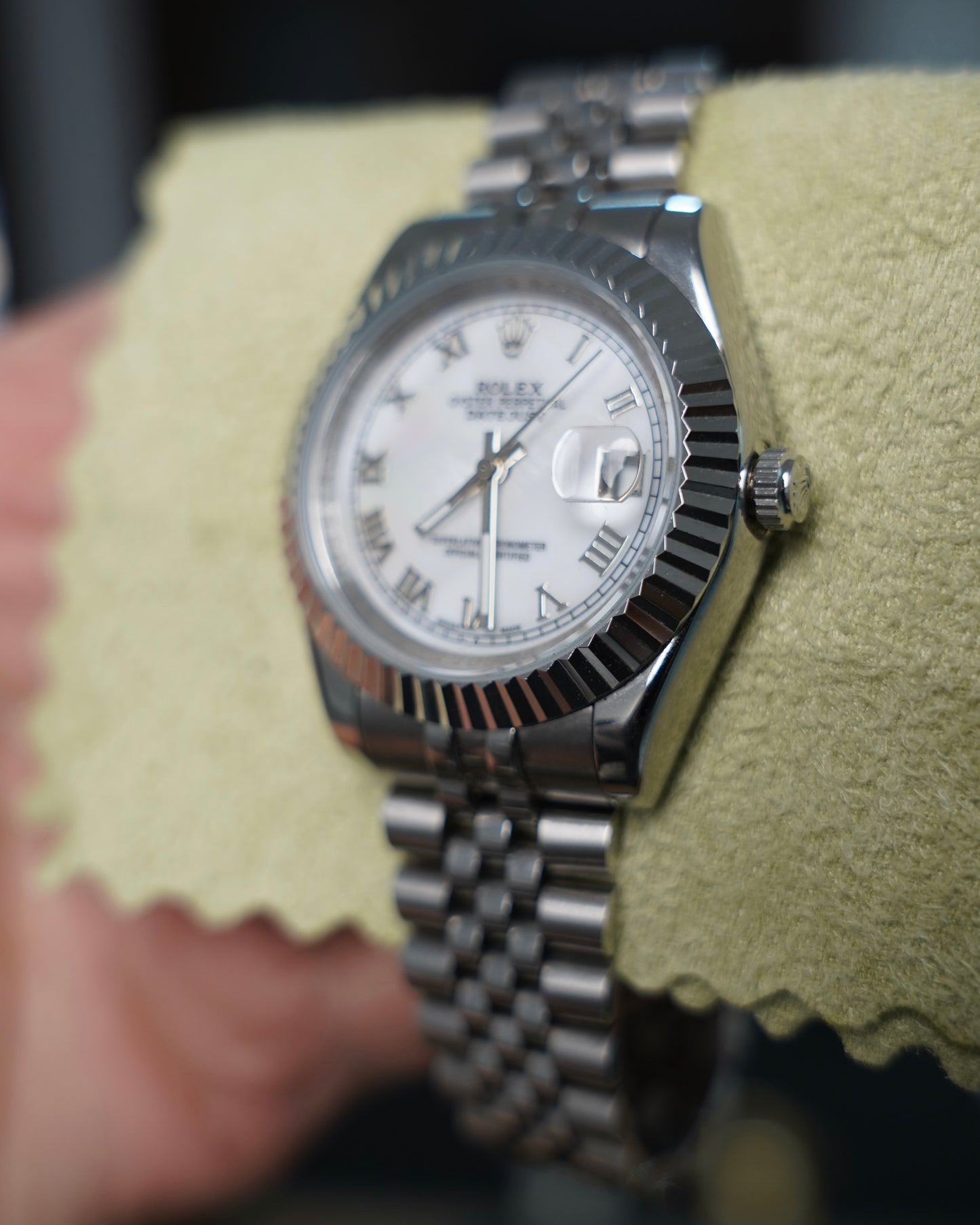 41 mm رولكس داي جست سلڤر ابيض سوبر كواليتي