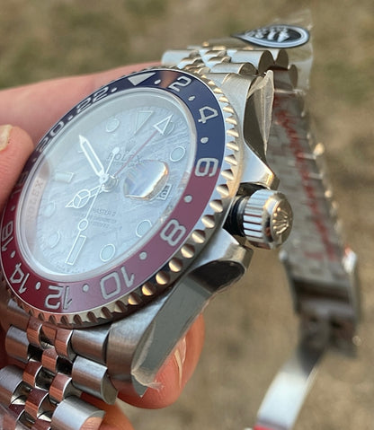 رولكس ببسي اصدار نادر مينا ماربل- الساعة كلين تعمل بجميع التعقيدات ماكينة سويسري نسبة تطابق ويا الاصلية