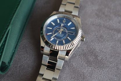 رولكس سكاي دولر مينا ازرق - الأعلى طلباً جودة الساعة جراند ماستر