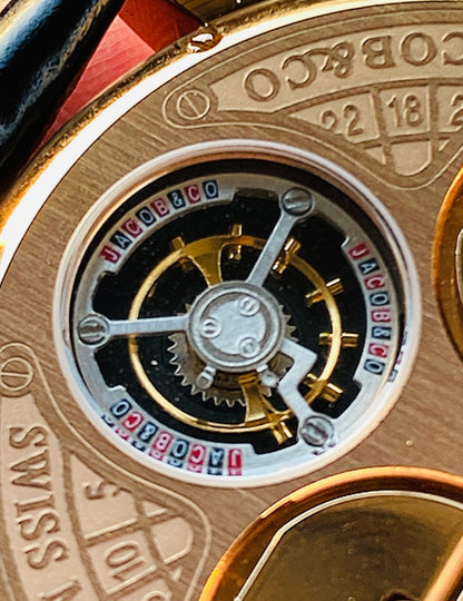 جاكوب آند كو كازينو دايموند - الساعة اعلى جودة مطابقة للاصل - اصدار محدود ماكينة سويسري و زفاير - توربيون داخلي