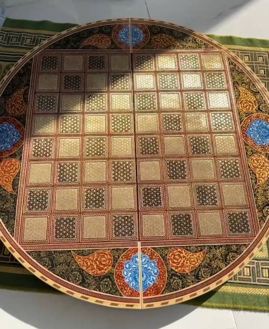 طاولي و شطرنج صناعة يدوية احجار مرمر ، اكبر حجم في العراق( الجنود براص وليس بلاستيك)