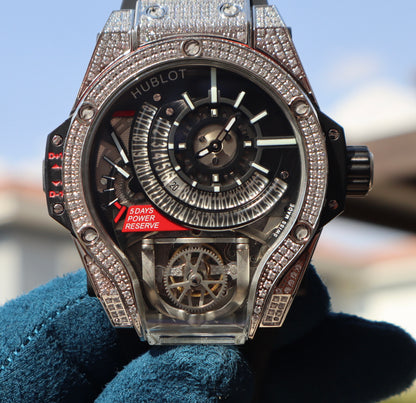 Hublot BigBang MP 2024 - هابلوت بيجبانج كلين سلڤر مع دايموند