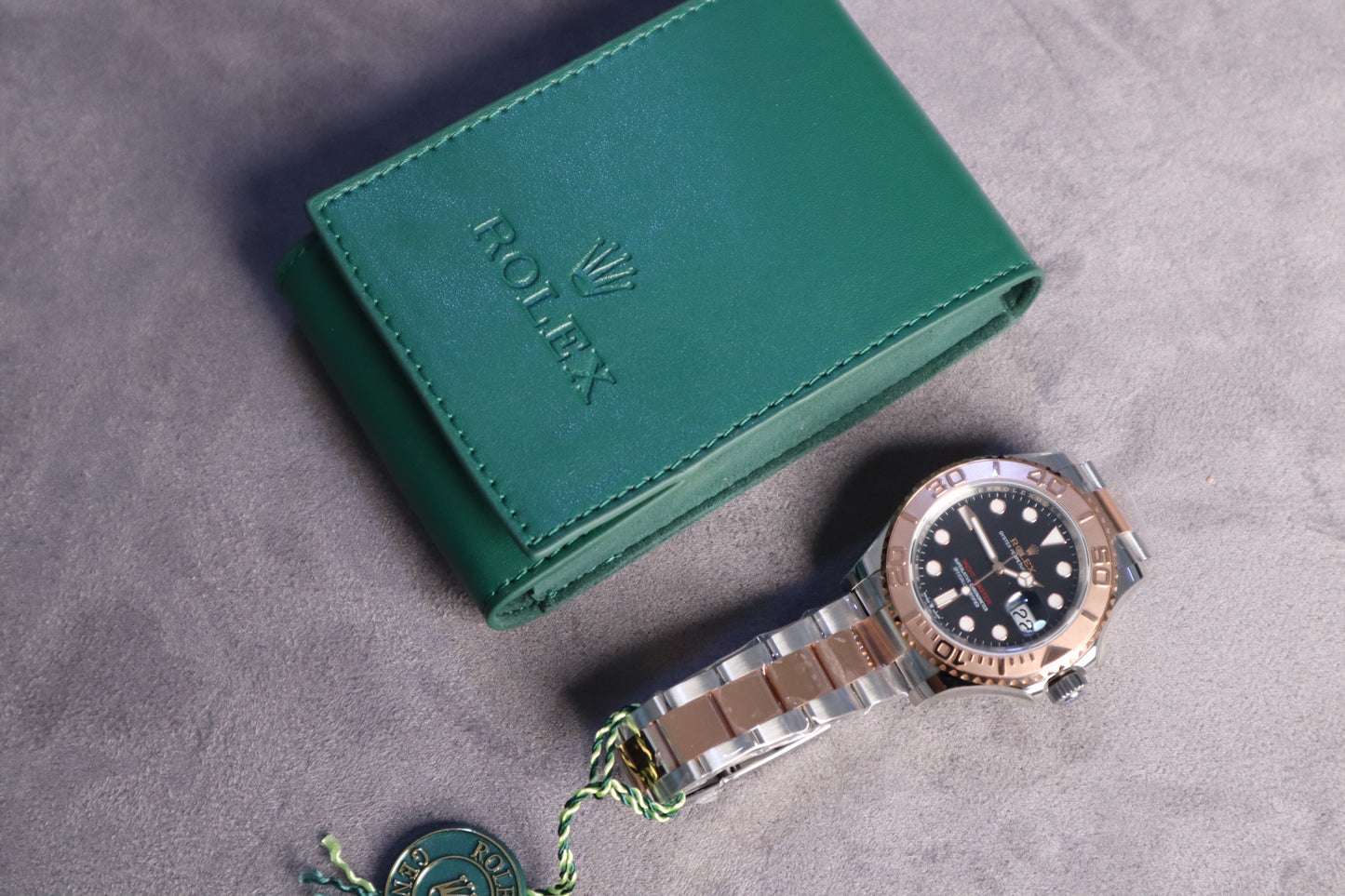 رولكس ياخت ماستر كلين طبق الأصل تو تون برونز ماكينة سويسري