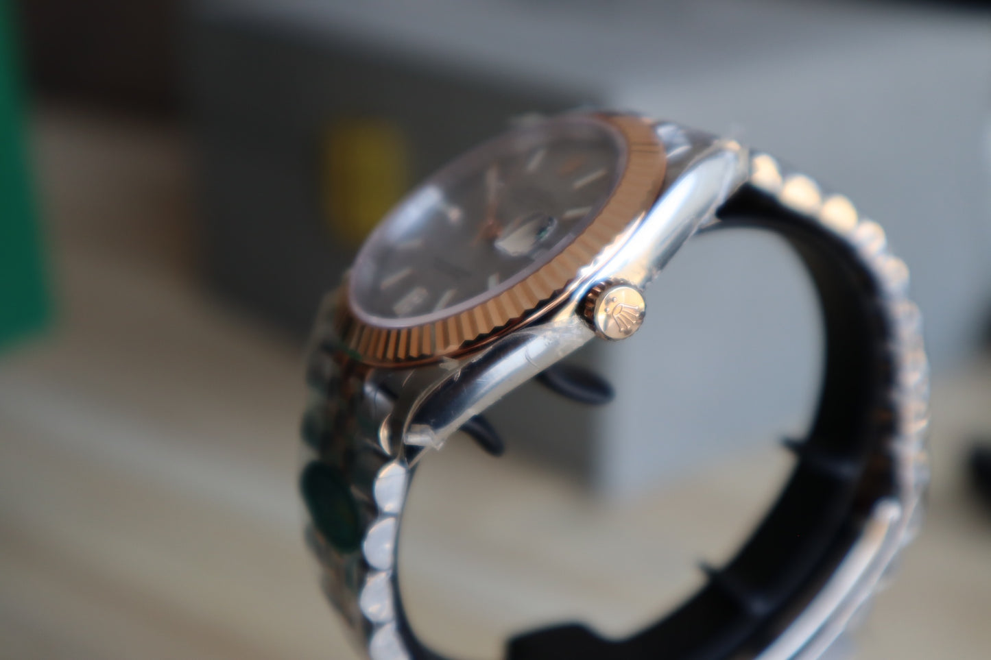 رولكس دايت جاست كلين - تو تون ٢٠٢٤ طبق الأصل طلاء ذهب عيار ١٨