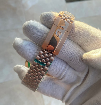 42 mm ساعة رولكس سكاي دولر سوبر كلين - روز جولد بالكامل