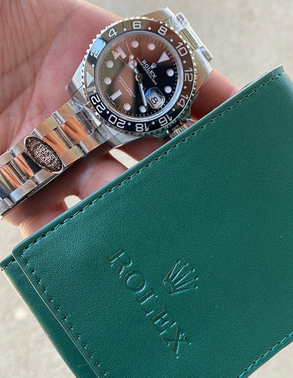 رولكس جي أم تي ماستر لون بيزل اسود - كلين طبق الأصل سيراميك  و ماكينة سويسرية بكامل التعقيدات