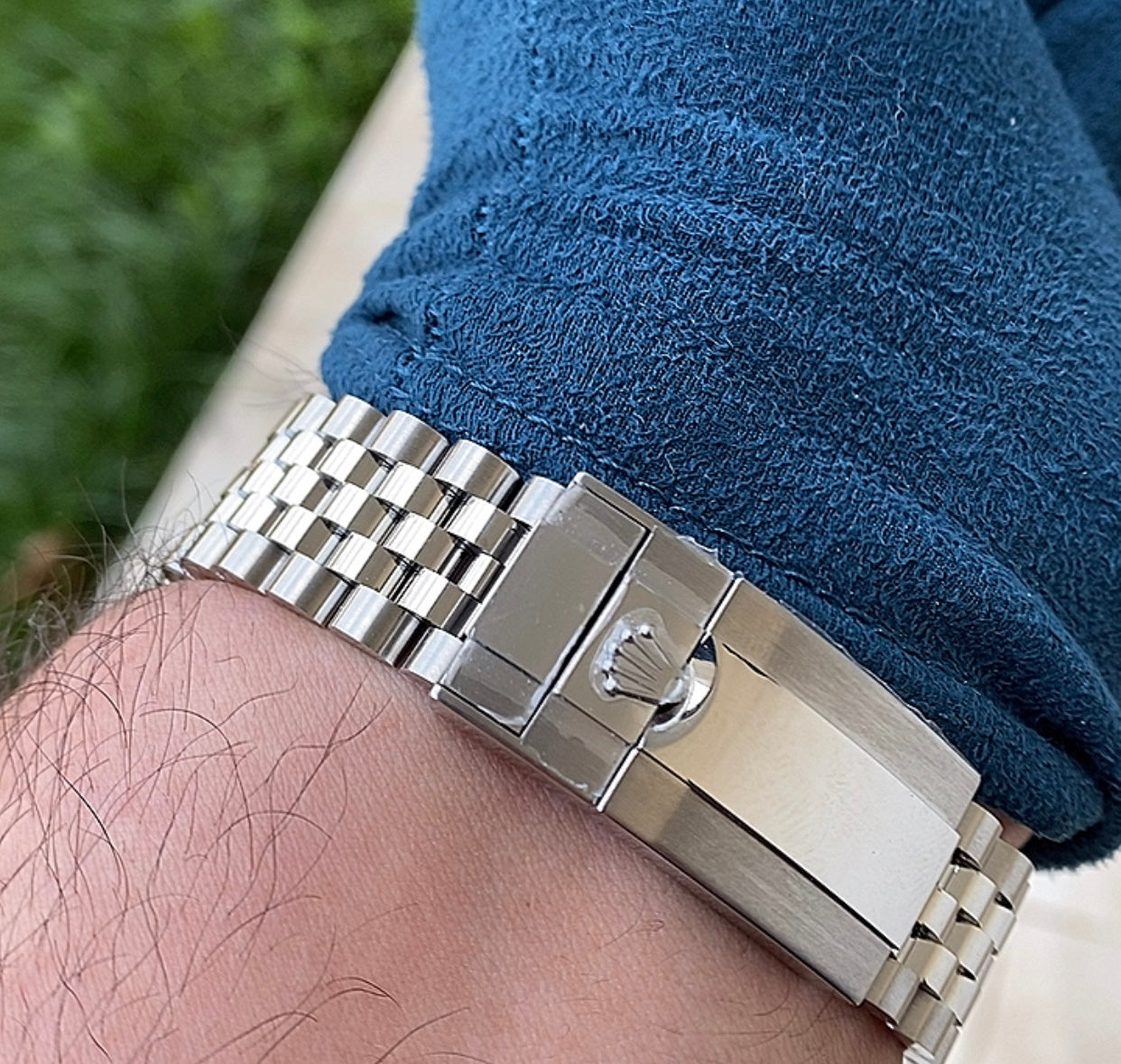 ٣٥٥٠ شيكل توصيل لفلسطين رولكس باتمان كلين طبق الأصل - سيريال حقيقي ماكينة سويسري