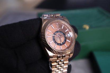 رولكس سكاي دولر جراند ماستر فول روز جولد - درجة اولى