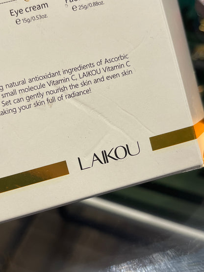 باكيج النضاره بالفيتامين سي من LAIKOU 🍊 لبشره مشرقه قبل العيد