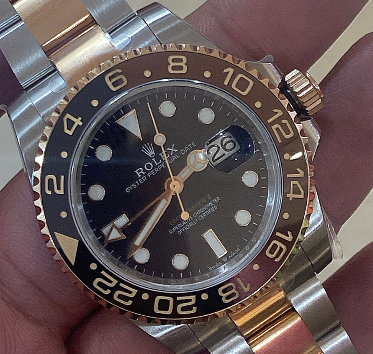 رولكس رووت بير تو تون كلين طبق الأصل