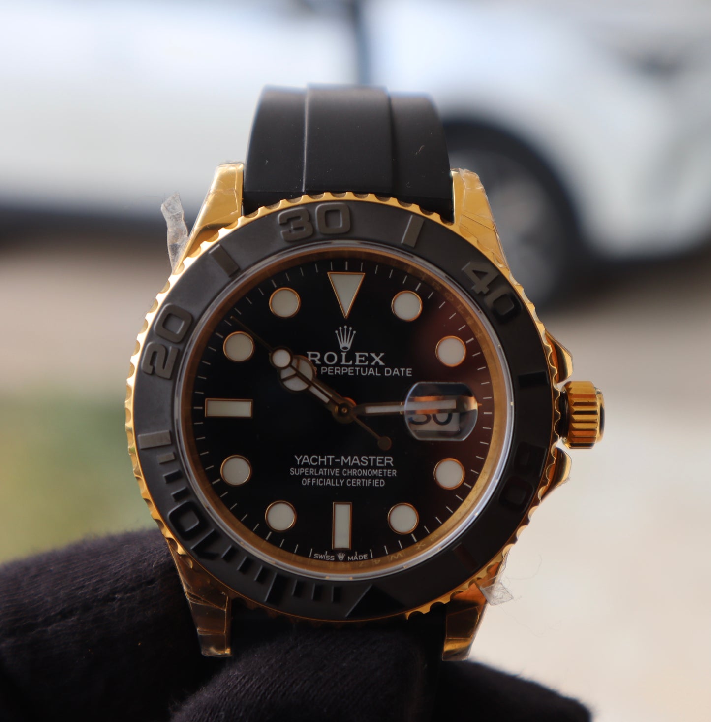 رولكس ياخت ماستر - الجودة مصنع كلين ماكينة سويسري (السعر بالاردني 550)