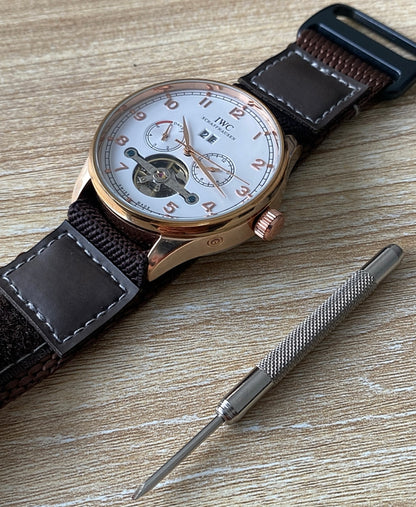 IWC AFTER MARKET EDIT 952 - الساعة كاين طبق الأصلية تم التعديل عليها - الساعة فينتج دون اوراق