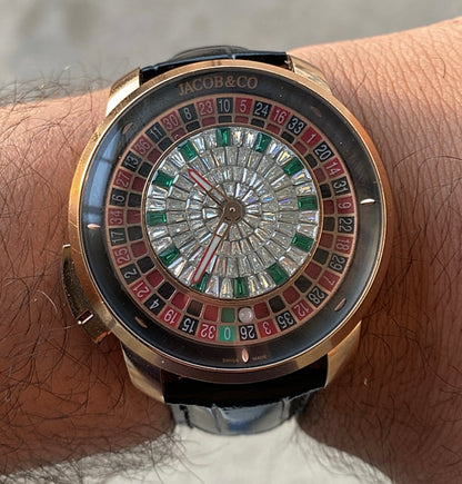 جاكوب آند كو كازينو دايموند - الساعة اعلى جودة مطابقة للاصل - اصدار محدود ماكينة سويسري و زفاير - توربيون داخلي