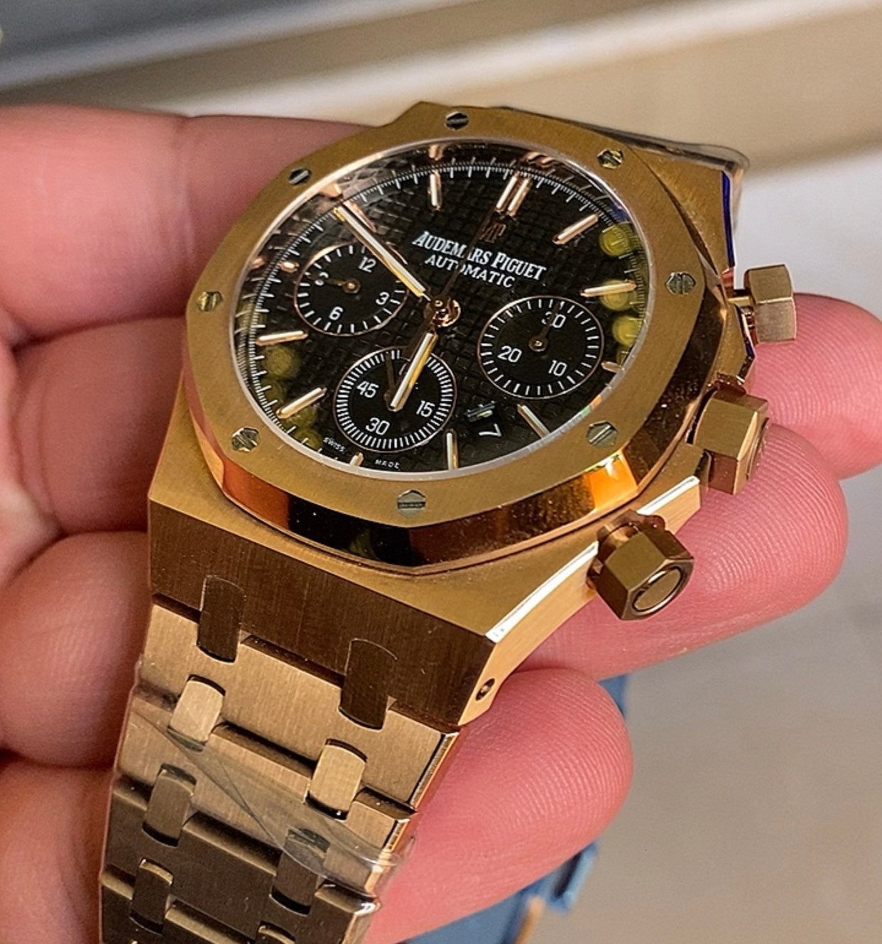 AP Chronograph Clean - كلين طبق الأصل تعمل بكامل التعقيدات