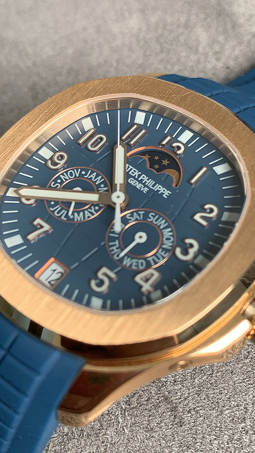 PATEK Philippe aquanaut- باتيك فيليب اكوا نوت كاليندر كلين طبق الأصل