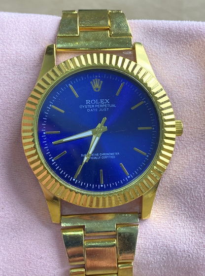 عرض ساعتين - رولكس فل بلاك + رولكس جولد اند بلو