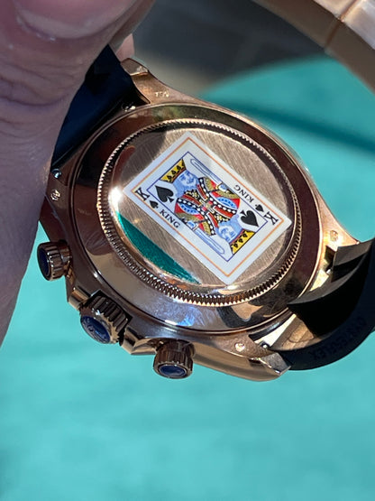 رولكس دايتونا كوزموغراف شوكلت كلين ربر طبق الأصل