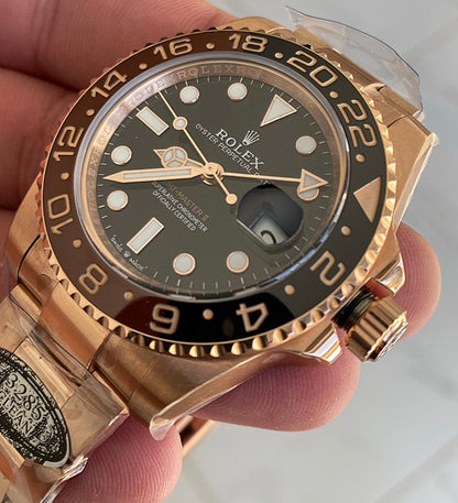 رولكس جي ام تي رووت بيير / كلين طبق الأصل ماكينة سويسري طبق الأصل حبة وتحدة