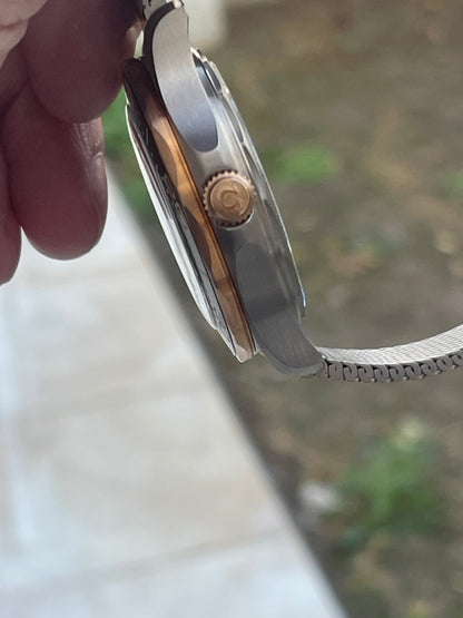 Omega sea master كلين طبق الأصل نسبه التطابق ١٠٠ بالمية تيتانيوم