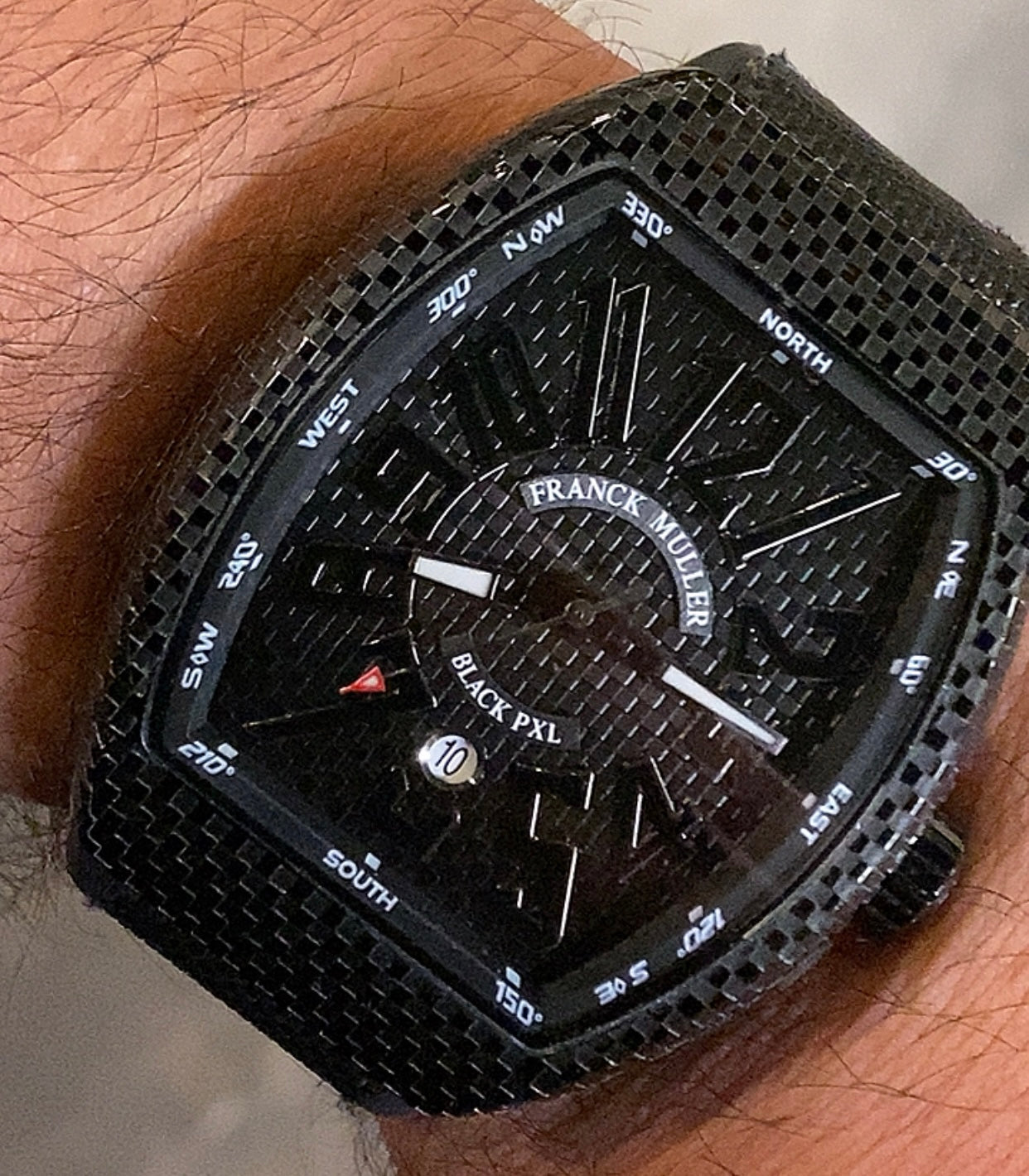 فرانك مولر كاربون فايبر- حبة واحدة كلين طبق الأصل