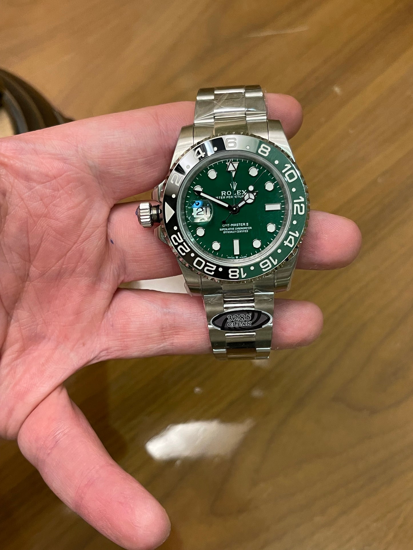 رولكس سبرايت ٢٠٢٥ مينا اخضر كلين طبق الأصل