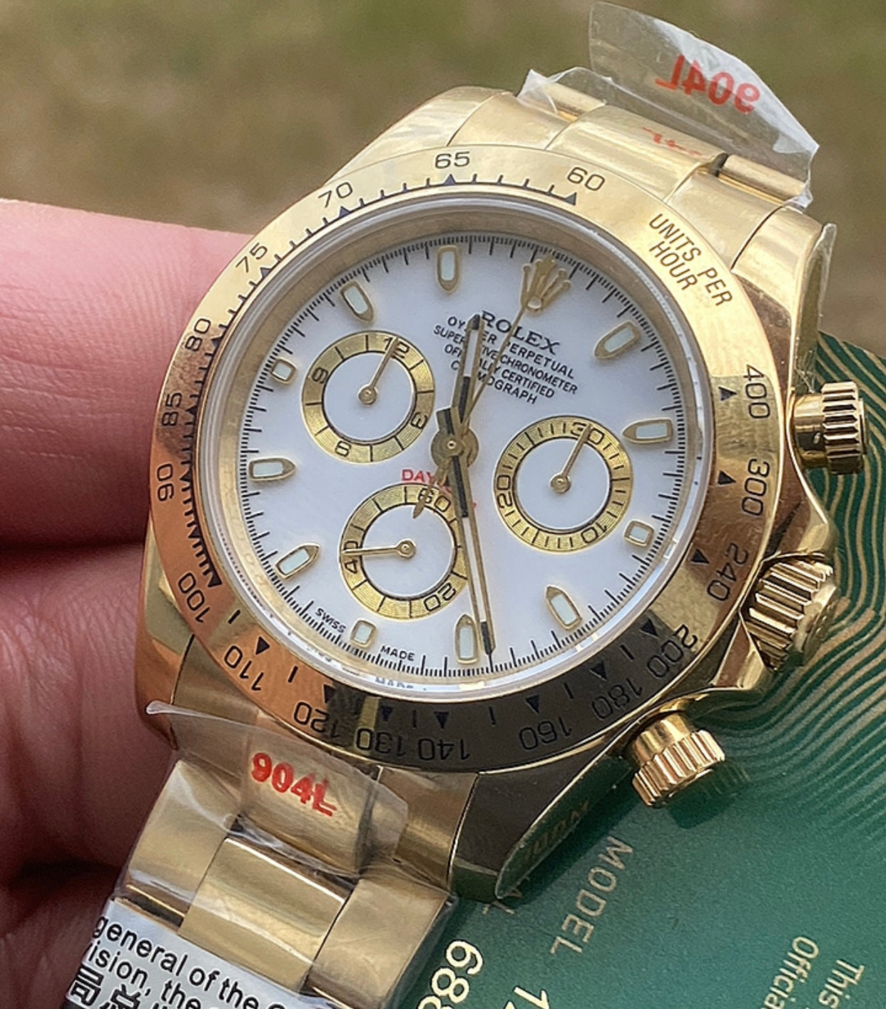 Cosmograph Daytona Yellow Gold – White Dial