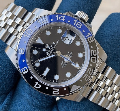 ٣٥٥٠ شيكل توصيل لفلسطين رولكس باتمان كلين طبق الأصل - سيريال حقيقي ماكينة سويسري