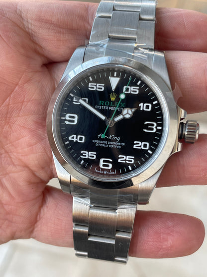 رولكس اير كينق كلين طبق الاصل من الساعات النادره Rolex air king