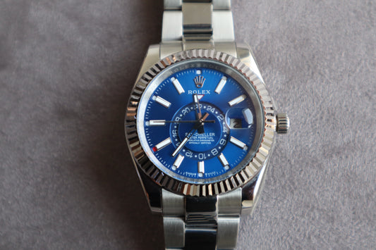 رولكس سكاي دولر مينا ازرق - الأعلى طلباً جودة الساعة جراند ماستر