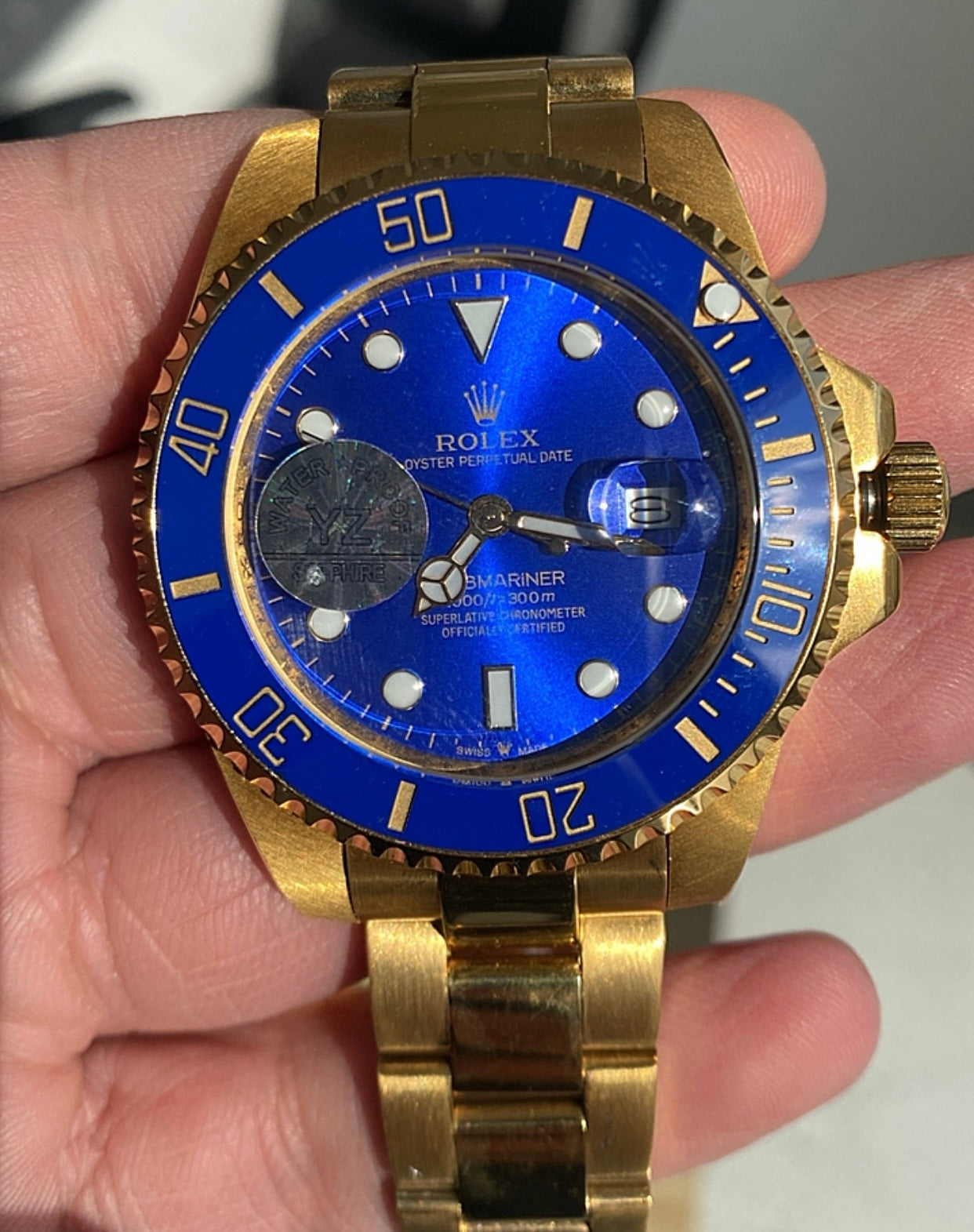 41 mm رولكس سابمارينر سميرف ذهبي - كلين تايتل