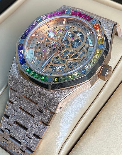 Audemars Pigue Royal Oak Rainbow 41 mm  (كلين تايتل)