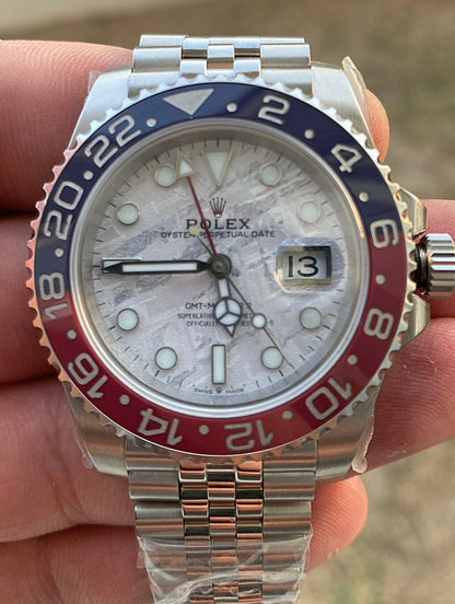 رولكس ببسي اصدار نادر مينا ماربل- الساعة كلين تعمل بجميع التعقيدات ماكينة سويسري نسبة تطابق ويا الاصلية