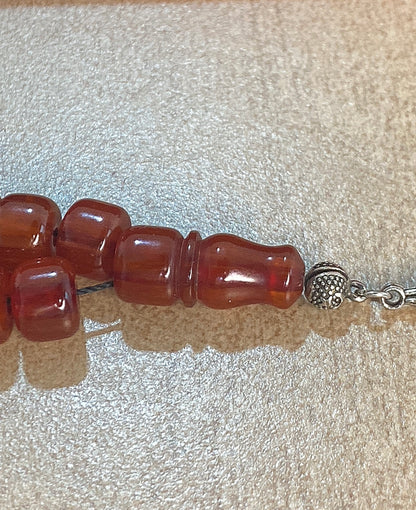 سبحة سندلوس قديمة صناعة التسعينات - وارد قطر - عمر الحجر اككر من ٥٠ سنة S50