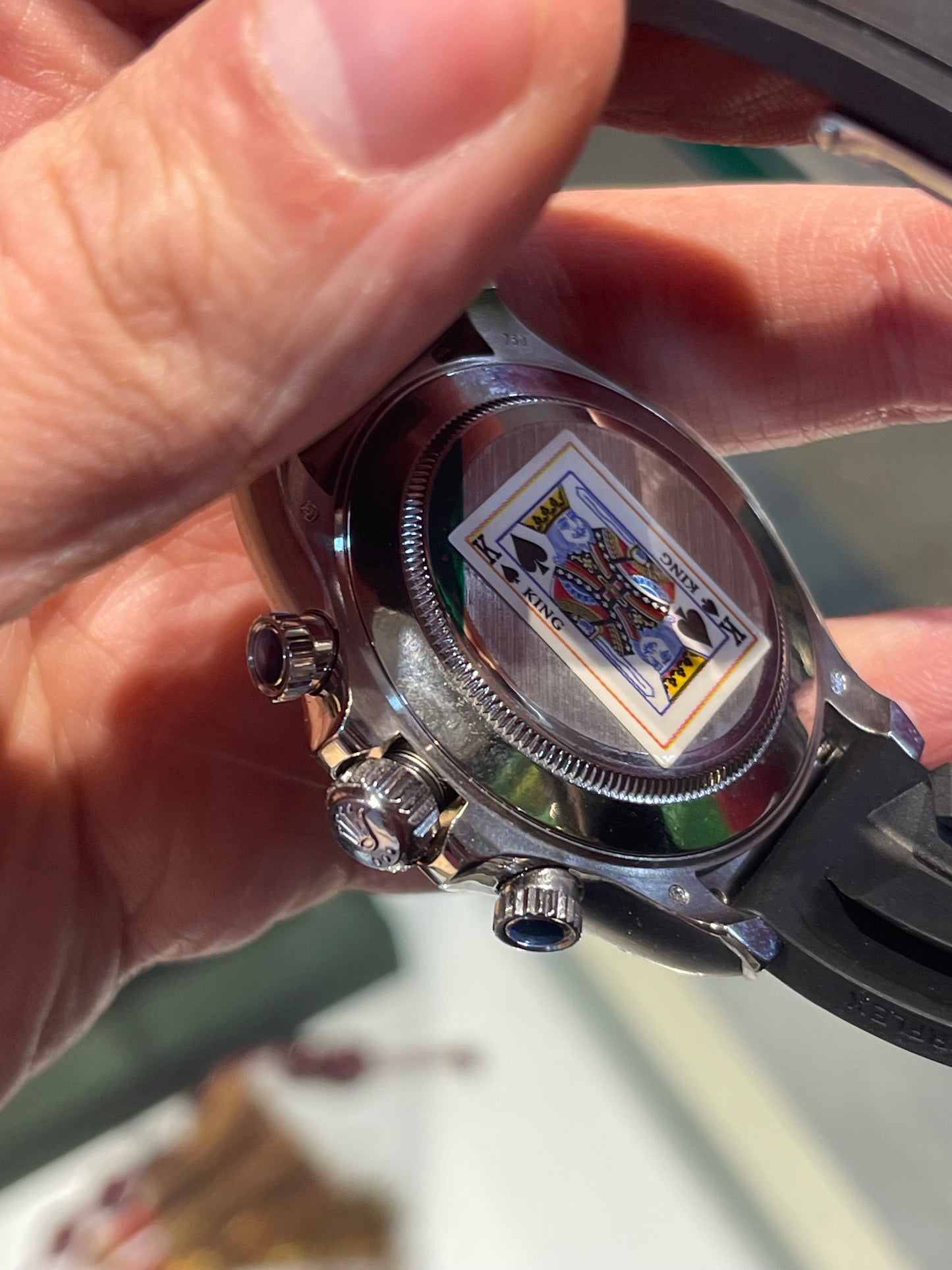 رولكس دايتونا كوزموغراف كلين طبق الأصل ربر