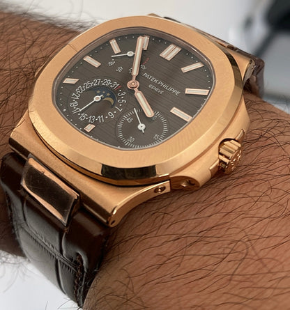 باتيك فيليب نوتلس ٥٧١٢ كلين طبق الأصل - لا يمكن تميزها ها - حبة واحدة فقط