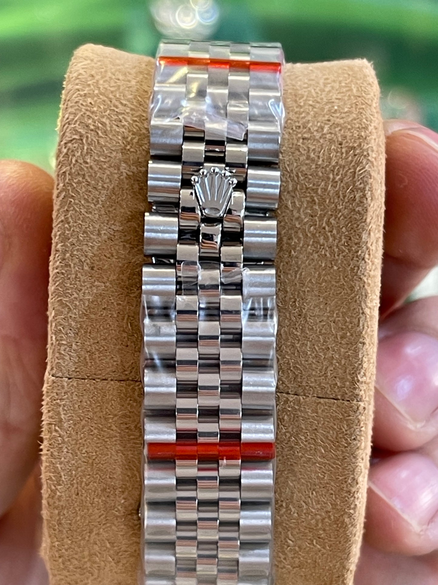 رولكس ديت جست كلين طبق الأصل نسائي ارقام روماني مينا بينك