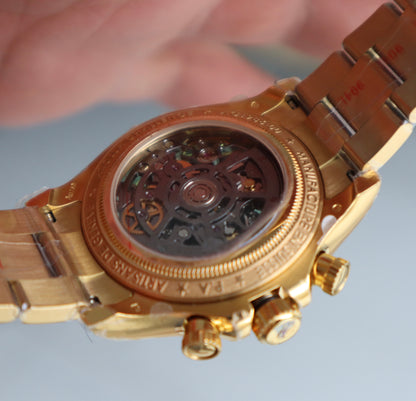 Rolex Daytona Green Ruby 40 mm  -قطعة كلين طبق الأصل ماكيمة سويسري طبق الأصل متوفر حبة واحدة في كل العراق