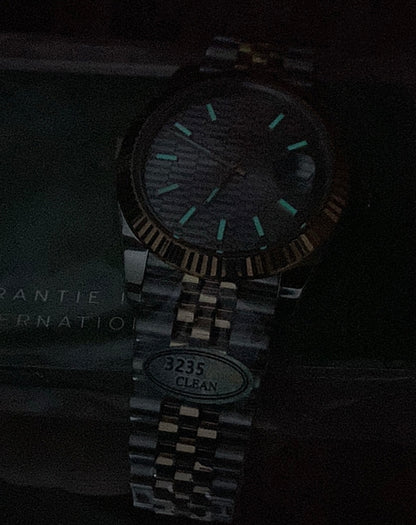 36 mm رولكس ديت جستستيل وذهب إيفروز بقرص ماربل