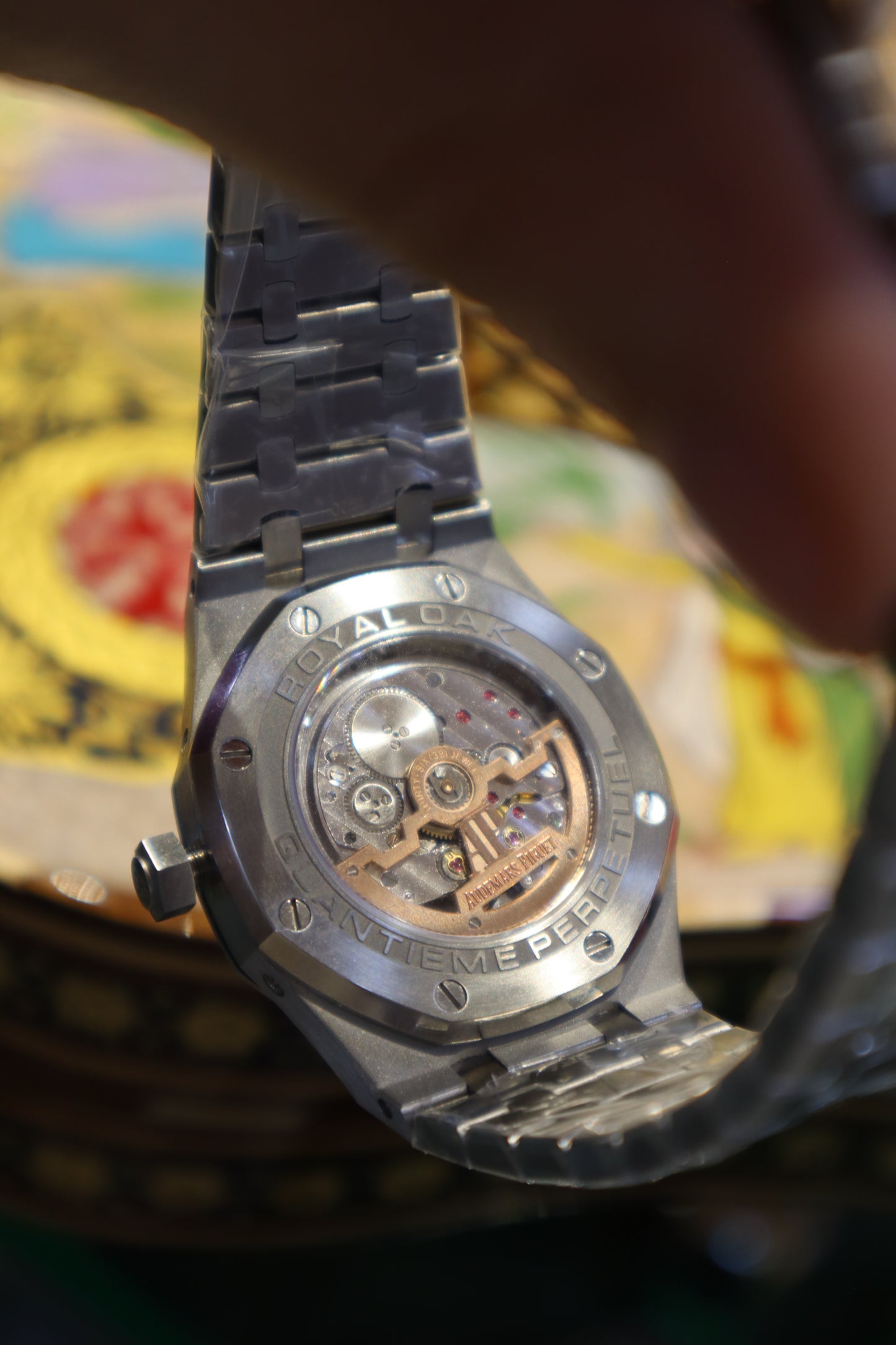 AP RPYAL OAK كلين طبق الاصل بكامل التعقيده قطعه واحده