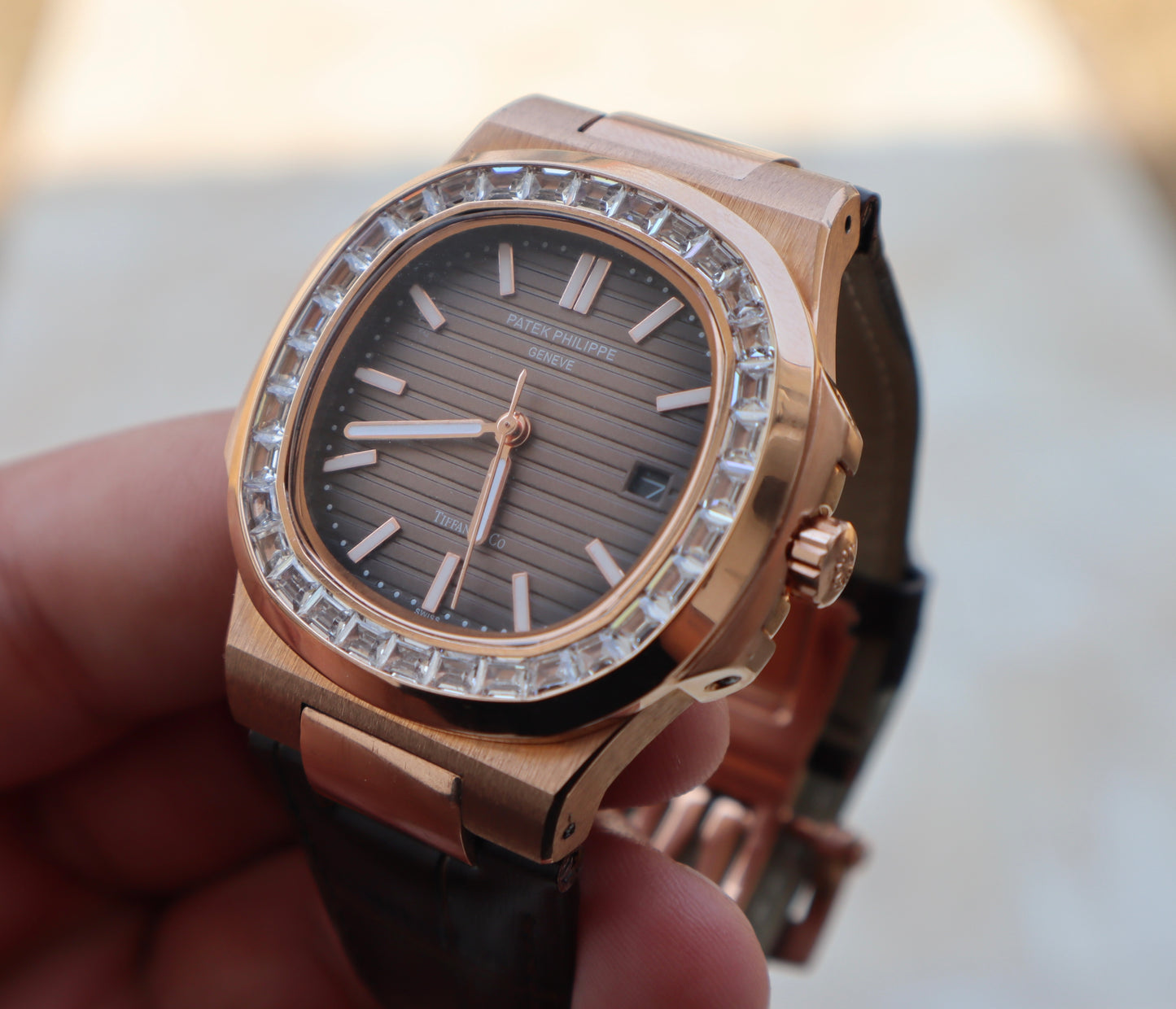 PATEK PHILIPPE RUBY - باتيك فيليب كابتشينو روبي حبة وحدة فقط