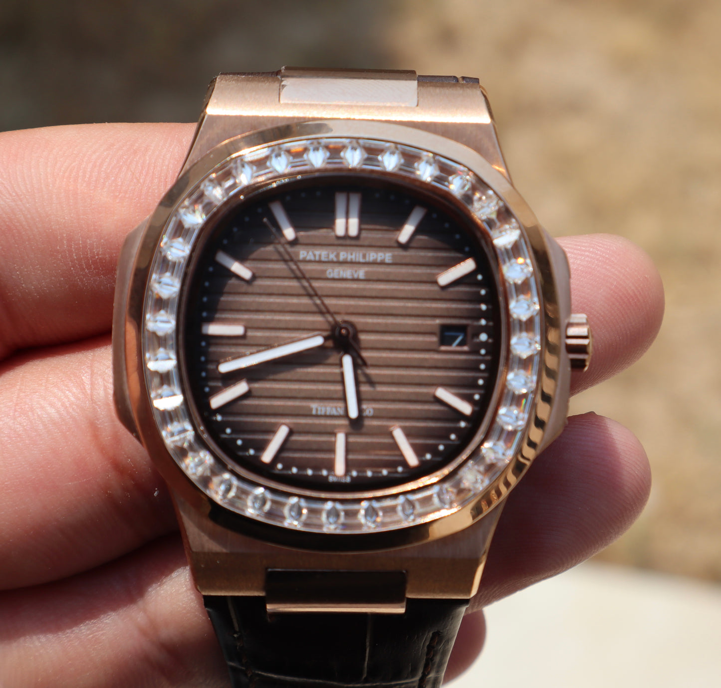 PATEK PHILIPPE RUBY - باتيك فيليب كابتشينو روبي حبة وحدة فقط