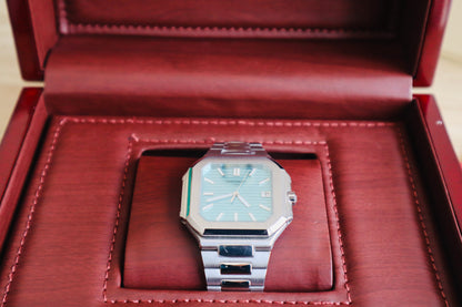 باتيك فيليب كيوبيتوس تيفاني بلو ٢٠٢٤ - الساعة طبق الأصل لا يمكن تميزها عن الأصلي