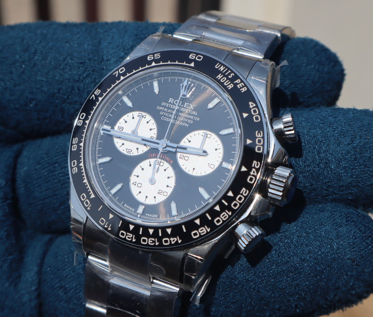 رولكس دايتونا كوزموجراف - تصميم نادر اصدار خاص - كلين طبق الأصل ماكينةسويسري بيزيل سيراميك