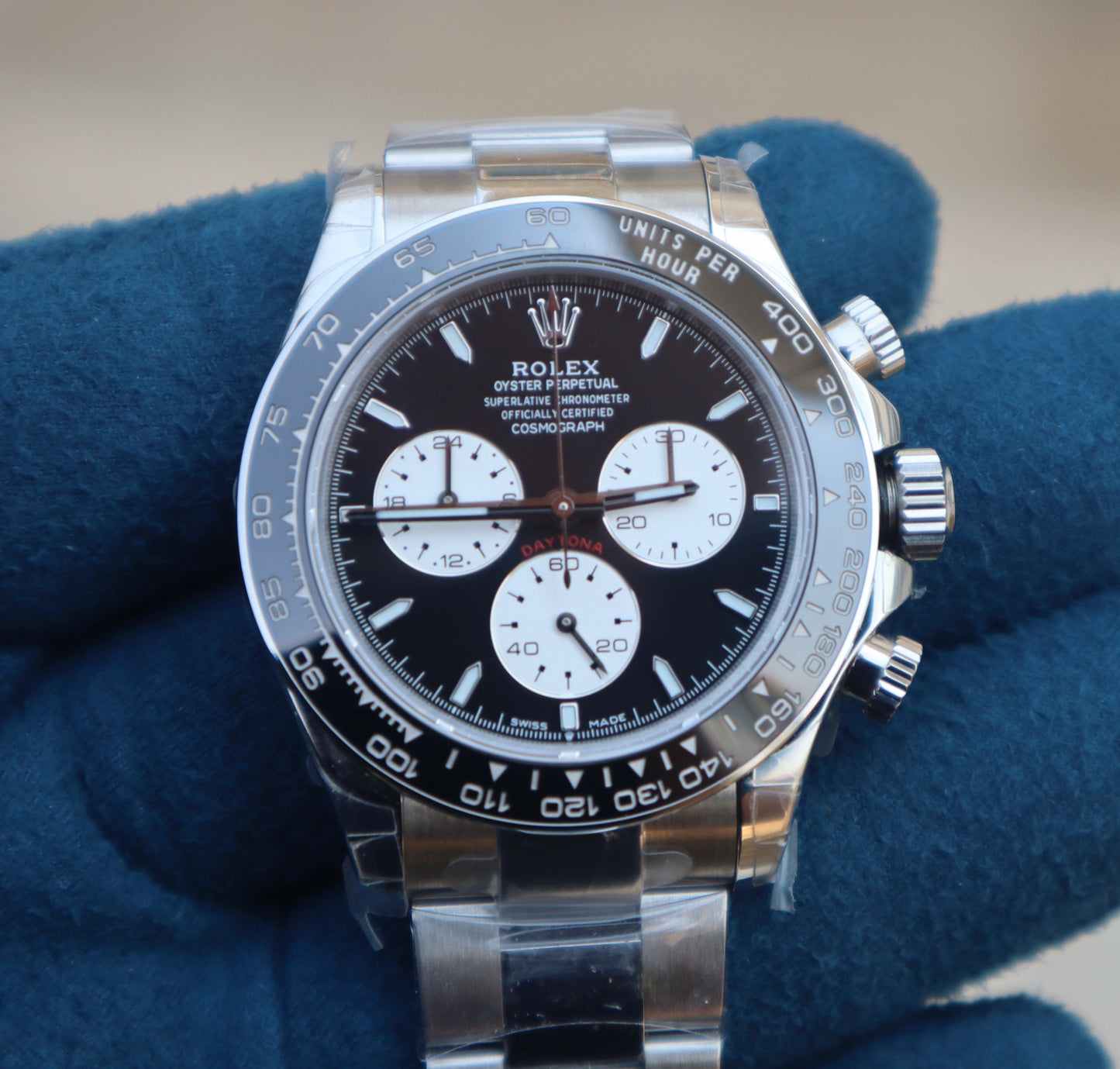 رولكس دايتونا كوزموجراف - تصميم نادر اصدار خاص - كلين طبق الأصل ماكينةسويسري بيزيل سيراميك