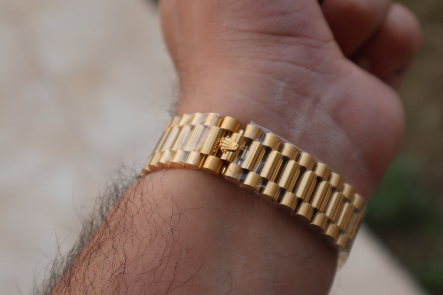 رولكس داي ديت بيڤ فل جولد كلين طبق الأصل - حبة واحدة