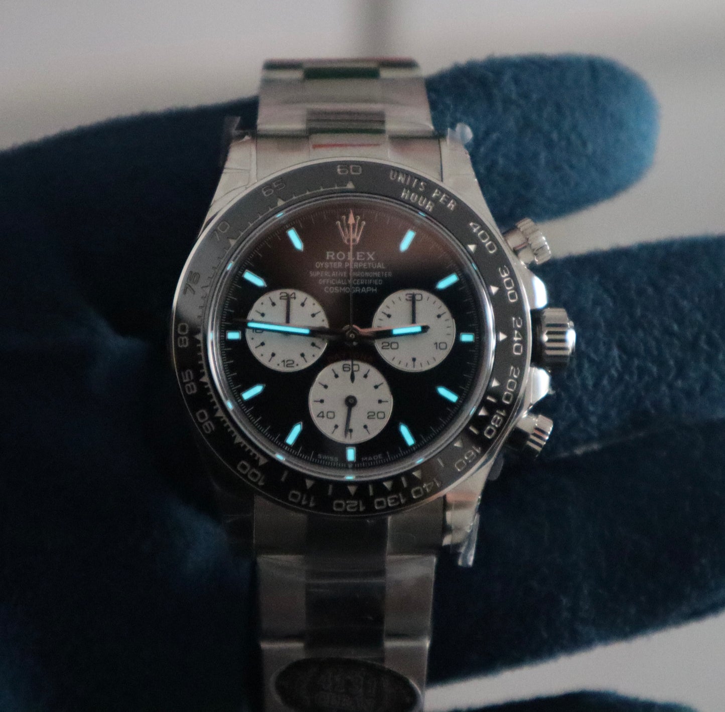 رولكس دايتونا كوزموجراف - تصميم نادر اصدار خاص - كلين طبق الأصل ماكينةسويسري بيزيل سيراميك