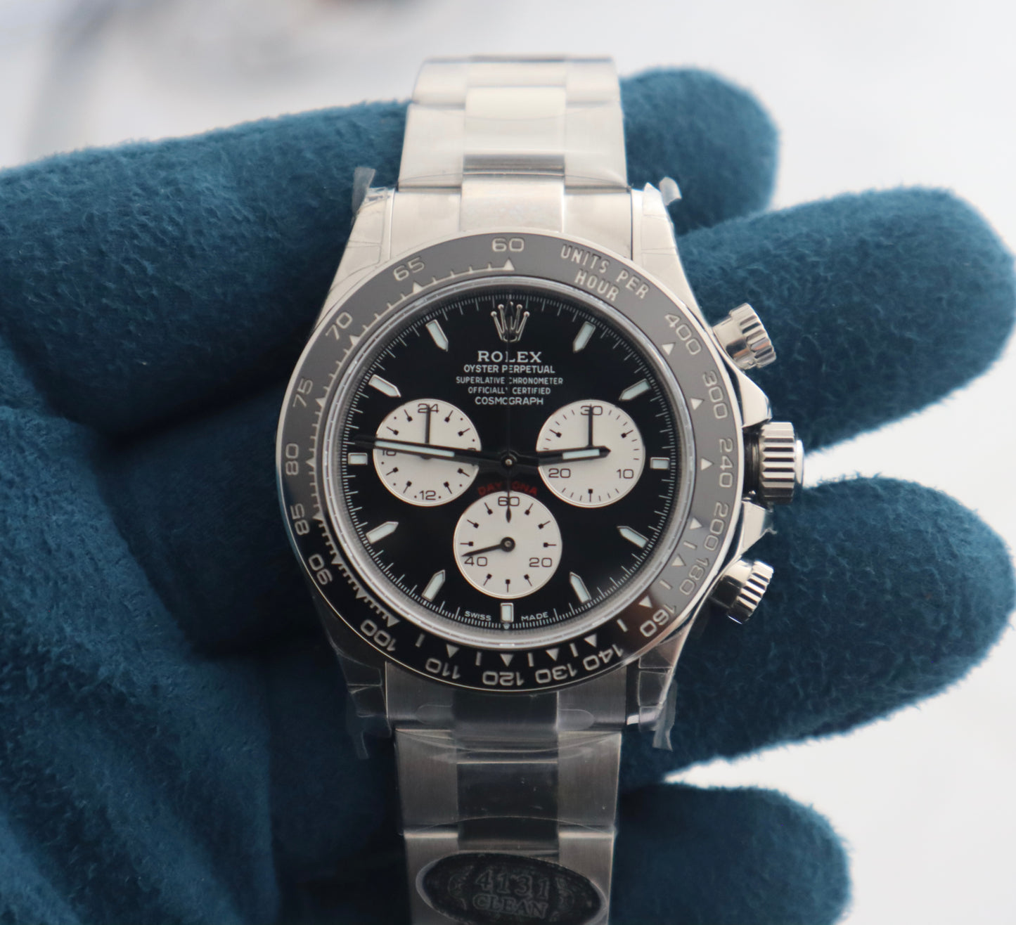 رولكس دايتونا كوزموجراف - تصميم نادر اصدار خاص - كلين طبق الأصل ماكينةسويسري بيزيل سيراميك