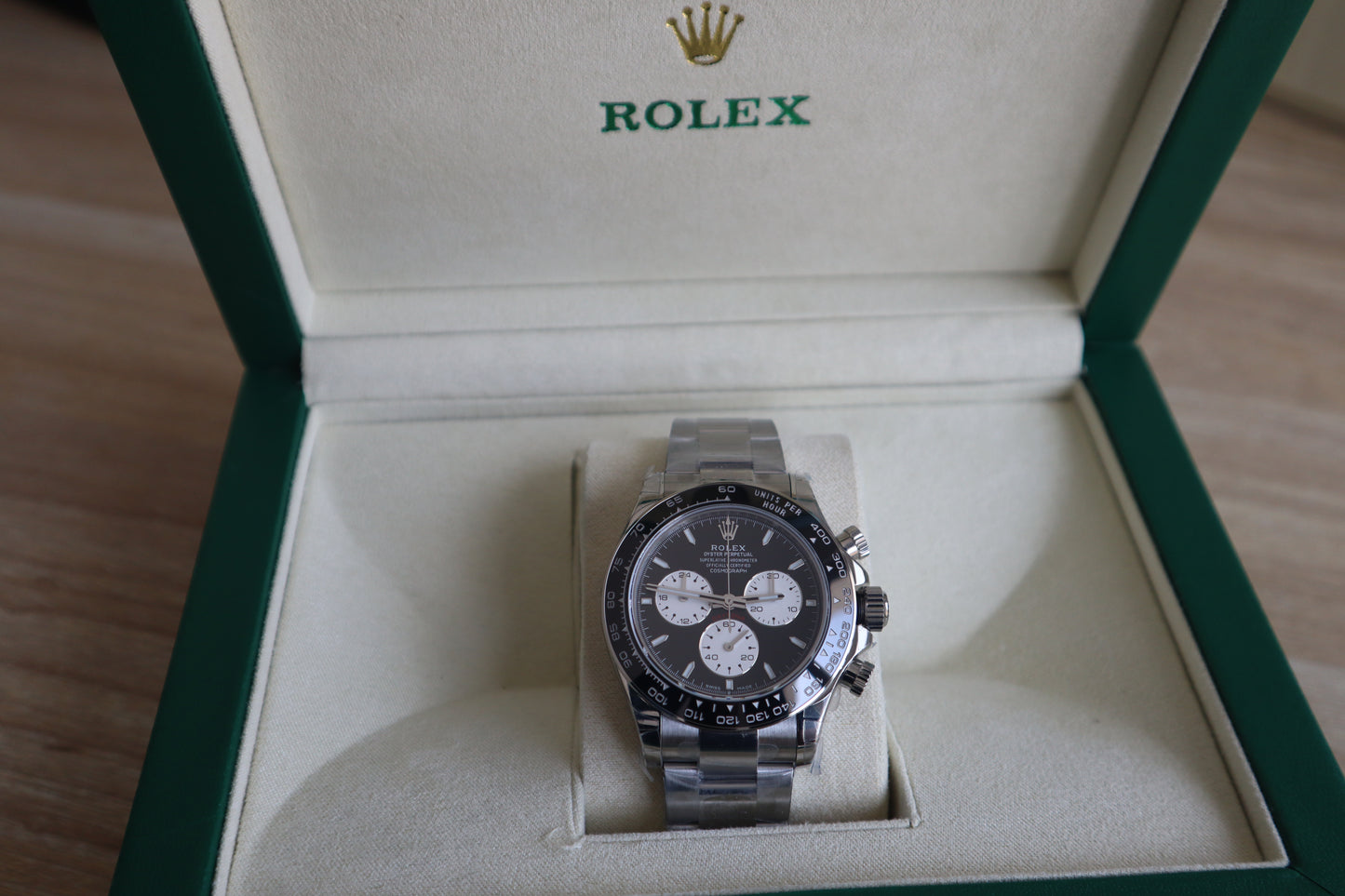 رولكس دايتونا كوزموجراف - تصميم نادر اصدار خاص - كلين طبق الأصل ماكينةسويسري بيزيل سيراميك