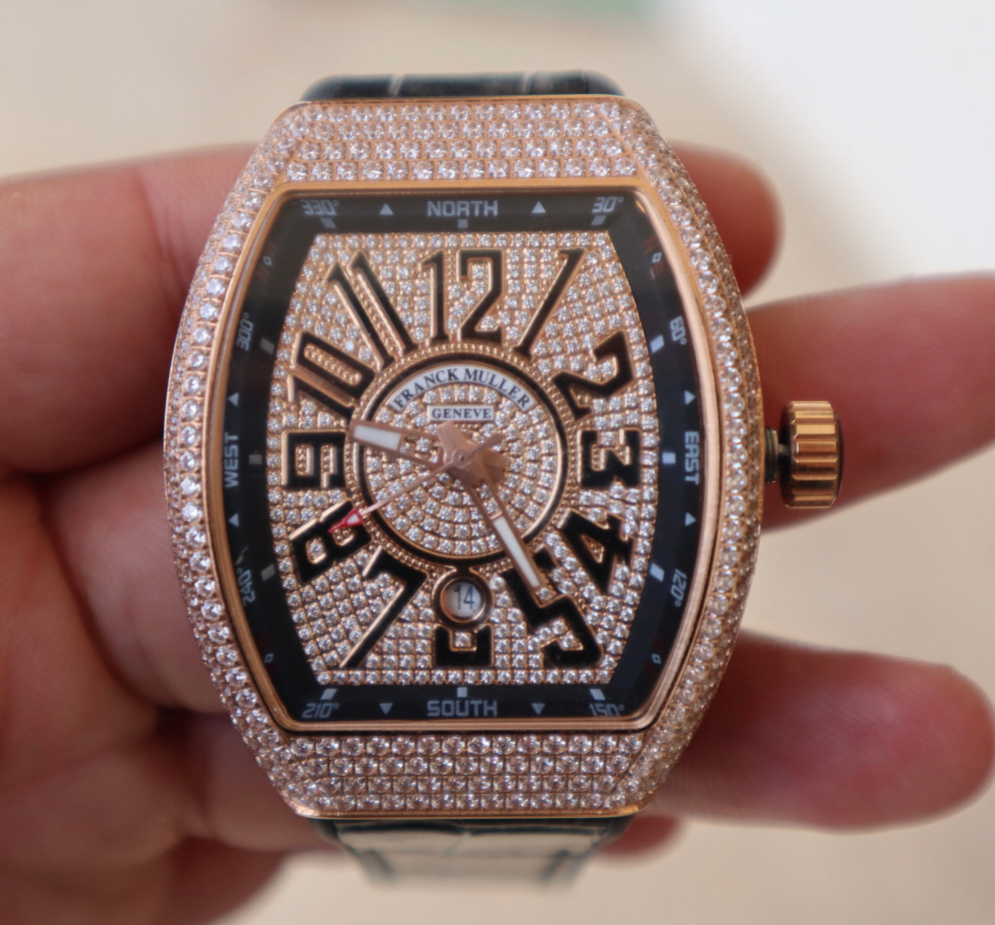 فرانك مولر روز جولد دايموند - كلين طبق الأصل حبة واحدة